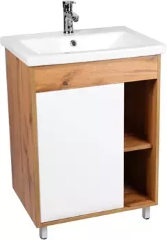 Тумба белый/дуб вотан 65,6 см Viant Бостон VBOS70CO-T1ST