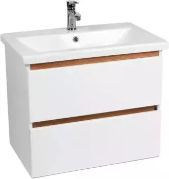 Тумба белый/дуб вотан 65,6 см Viant Мальта VMAL70CO-T2YP