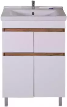 Тумба белый/дуб золотой 56,4 см ASB-Mebel Марко 10738