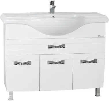 Тумба белый глянец 100 см Bellezza Абрис 4639718090018