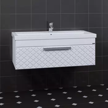 Тумба белый глянец 97 см Санта Калипсо 217006лN