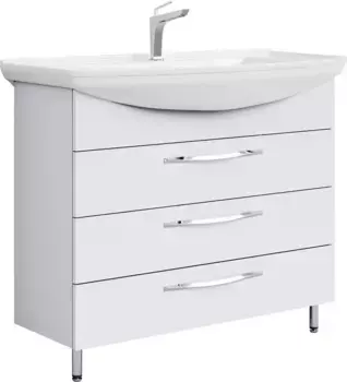 Тумба белый глянец 102,2 см Aqwella Allegro Agr.01.10/3