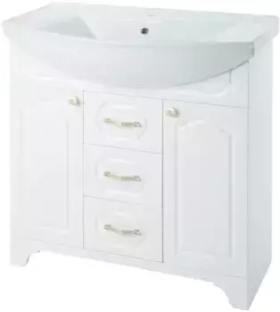 Тумба белый глянец 102,4 см Bellezza Тиффани 4630518110012