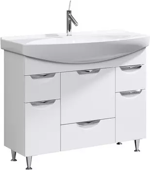 Тумба белый глянец 102 см Aqwella Line Li.01.10