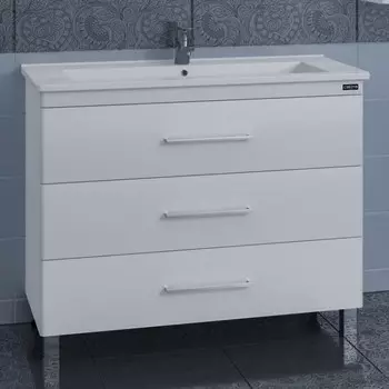 Тумба белый глянец 103 см Санта Вегас 226013л