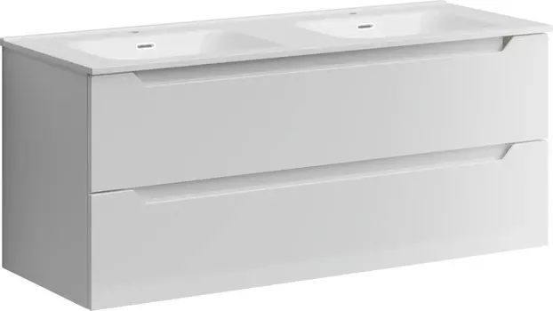 Тумба белый глянец 119 см Sancos Norma 2.0 NR2.0120-2W