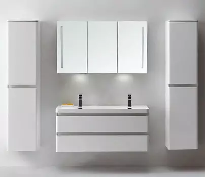Тумба белый глянец 120 см BelBagno Energia-N ENERGIA-N-1200-2C-SO-2-BL