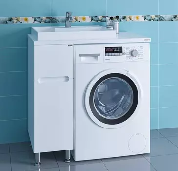 Тумба белый глянец 29 см Санта Лондон 224027