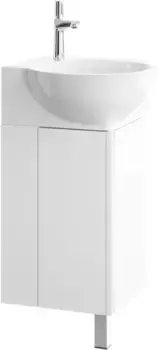 Тумба белый глянец 35,5x35,5 см Aqwella Porto POR0104WW