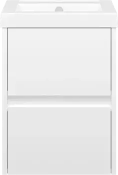 Тумба белый глянец 38,6 см Misty Алиса Э-Али01040-011П2Я