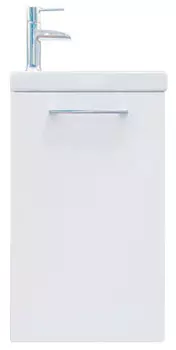 Тумба белый глянец 39 см 1Marka Ноктюрн У37625