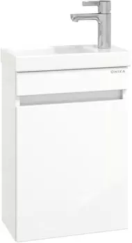Тумба белый глянец 39 см Onika Милтон 104007