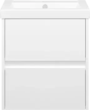 Тумба белый глянец 48 см Misty Алиса Э-Али01050-011П2Я