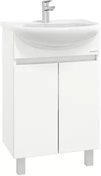 Тумба белый глянец 50 см Onika Милтон 105559