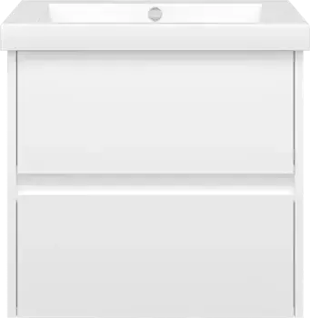 Тумба белый глянец 55,3 см Misty Алиса Э-Али01058-011П2Я