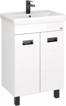 Тумба белый глянец 55,5 см Onika Балтика 106139