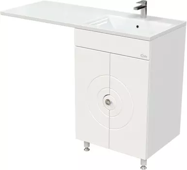 Тумба белый глянец 55,6 см Onika Космос 106019