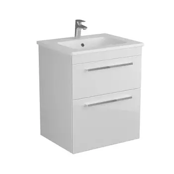 Тумба белый глянец 56,4 см Diborg Leonie 77.1223