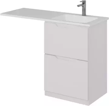 Тумба белый глянец 56,5 см Dreja Bona 99.0451