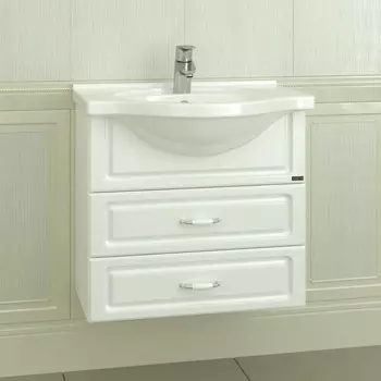 Тумба белый глянец 56,5 см Санта Верона 700191