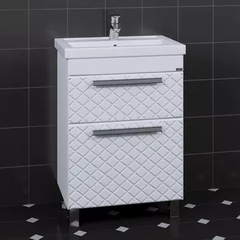 Тумба белый глянец 56,5 см Санта Калипсо 217008лN