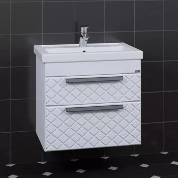 Тумба белый глянец 56,5 см Санта Калипсо 217009лN