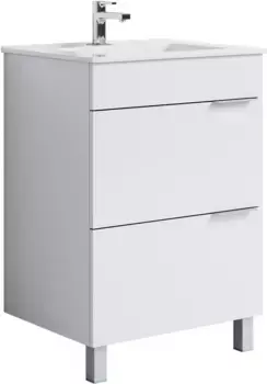 Тумба белый глянец 56 см Aqwella Brig Br.01.06/2/W