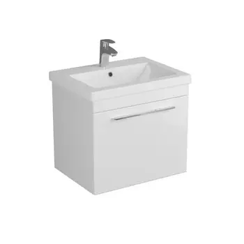 Тумба белый глянец 56 см Diborg Katarine 77.4213