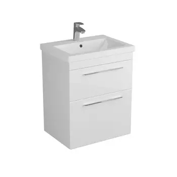 Тумба белый глянец 56 см Diborg Katarine 77.4223