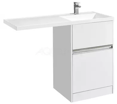 Тумба белый глянец 57 см Акватон Лондри 1A235901LH010