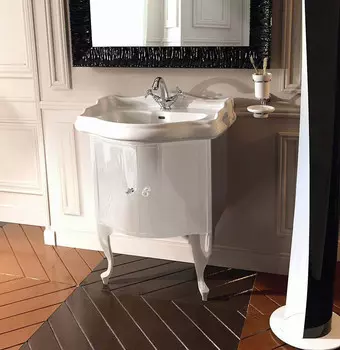 Тумба белый глянец 58,5 см Kerasan Retro 7361K5