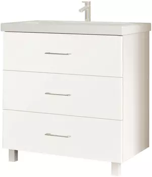 Тумба белый глянец 59 см Marka One Mix У69541