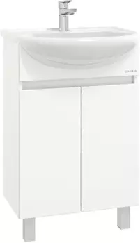 Тумба белый глянец 59 см Onika Милтон 106146