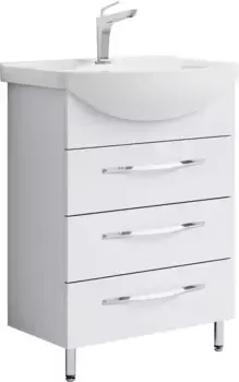 Тумба белый глянец 60 см Aqwella Аллегро Agr.01.06/3