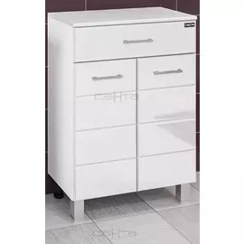 Тумба белый глянец 60 см Санта Омега 307001