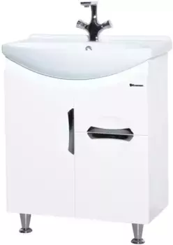 Тумба белый глянец 63 см Bellezza Лагуна 4632110090013