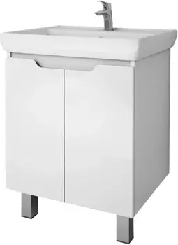 Тумба белый глянец 64,4 см Dreja Q Plus (D) 99.1005