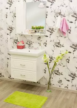 Тумба белый глянец 64,6 см Sanflor Ксения H0000000126