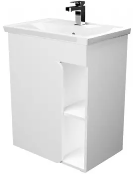 Тумба белый глянец 67 см 1Marka Nuvo У75324