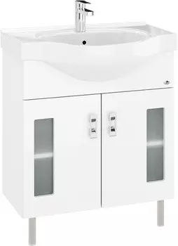 Тумба белый глянец 67 см Onika Кристалл 107024