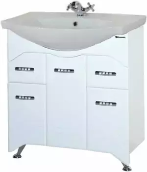 Тумба белый глянец 69,2 см Bellezza Дрея 4631312000011