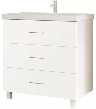 Тумба белый глянец 69 см Marka One Mix У69542