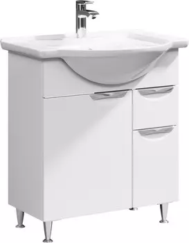 Тумба белый глянец 70 см Aqwella Ecoline ECOL0107