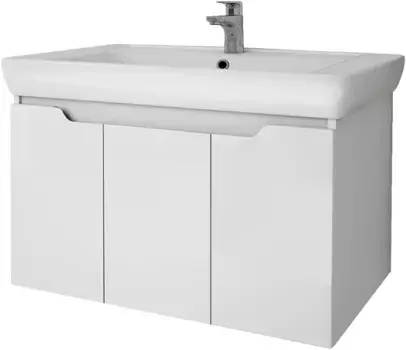 Тумба белый глянец 74,4 см Dreja Q (D) 99.1003