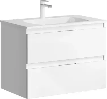 Тумба белый глянец 75 см Aqwella 5 Stars Accent ACC0175W