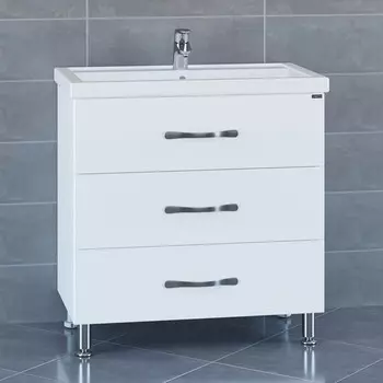 Тумба белый глянец 77,5 см Санта Виктория 700129N