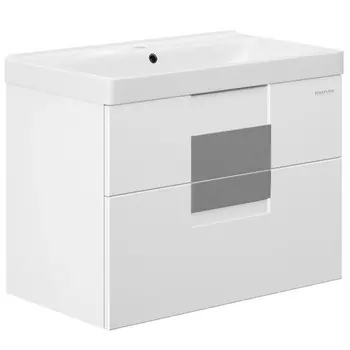 Тумба белый глянец 76,8 см Edelform Glass 35793