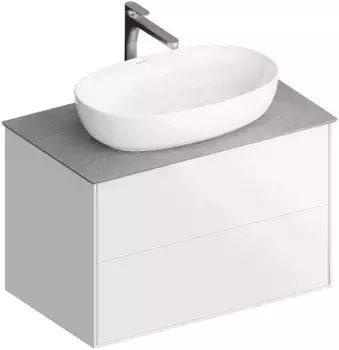 Тумба белый глянец 77,9 см Kerama Marazzi Plaza Modern PLB.M.80.2\WHT