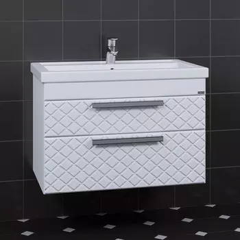 Тумба белый глянец 77 см Санта Калипсо 217004лN