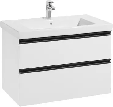 Тумба белый глянец 78,5 см Roca Domi 857536806